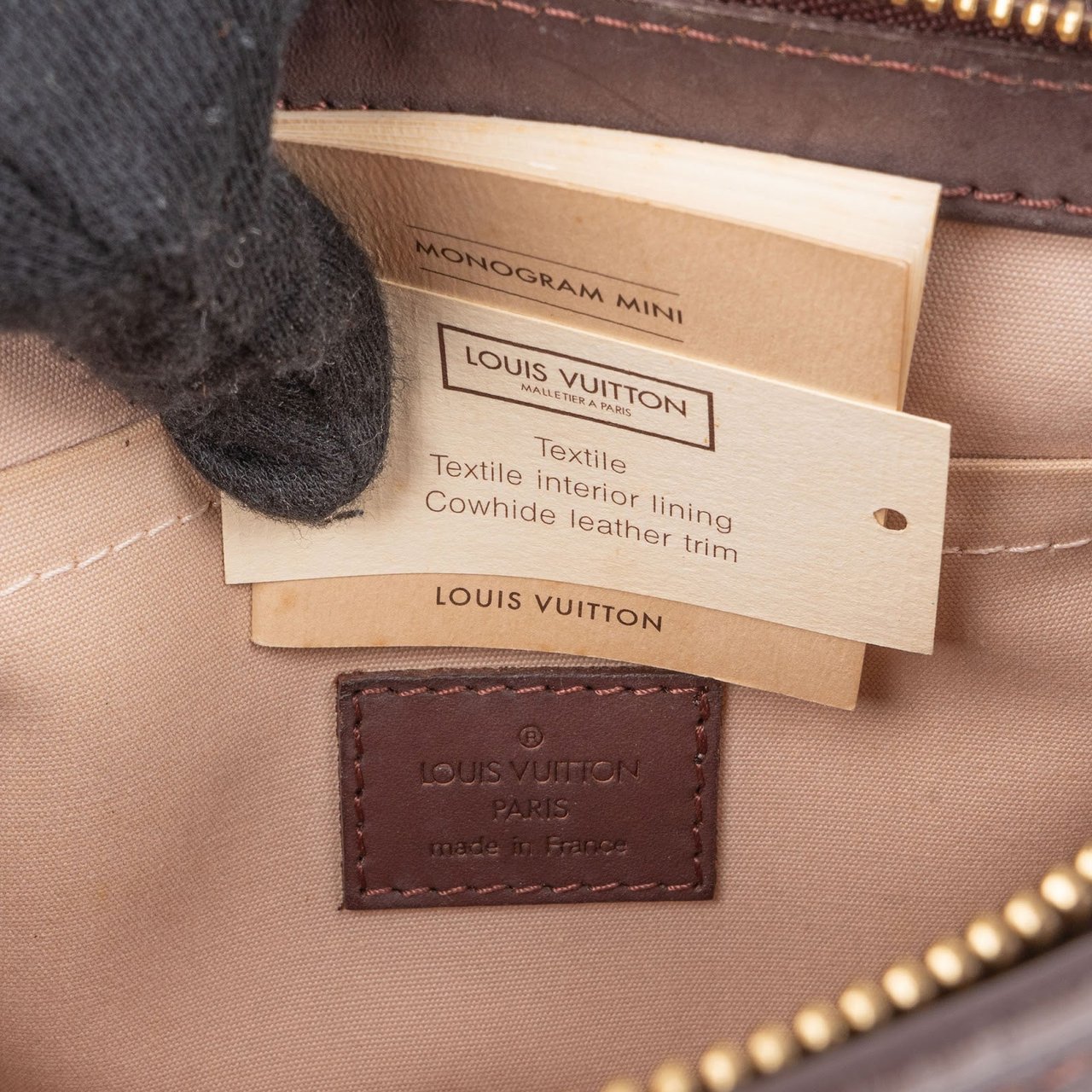 Louis Vuitton Louis Vuitton Monogram Mini Lin Lucille PM Handbag Beige
