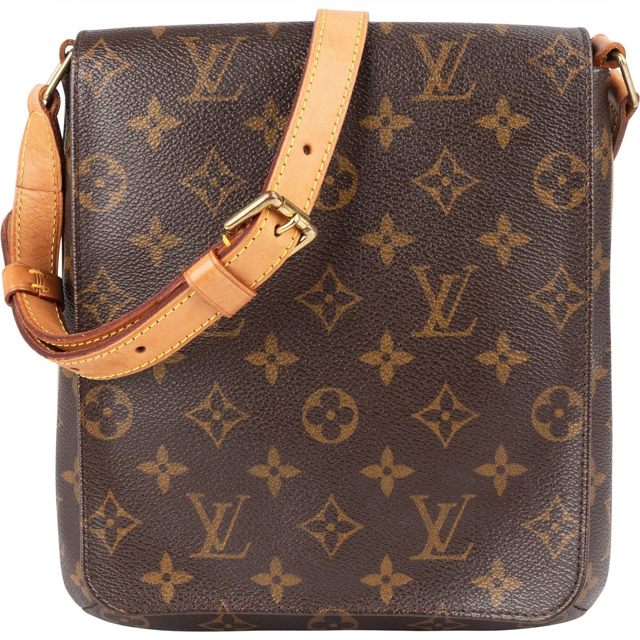 Louis Vuitton Louis Vuitton Monogram Canvas Salsa Musette PM Shoulder Bag Bruin