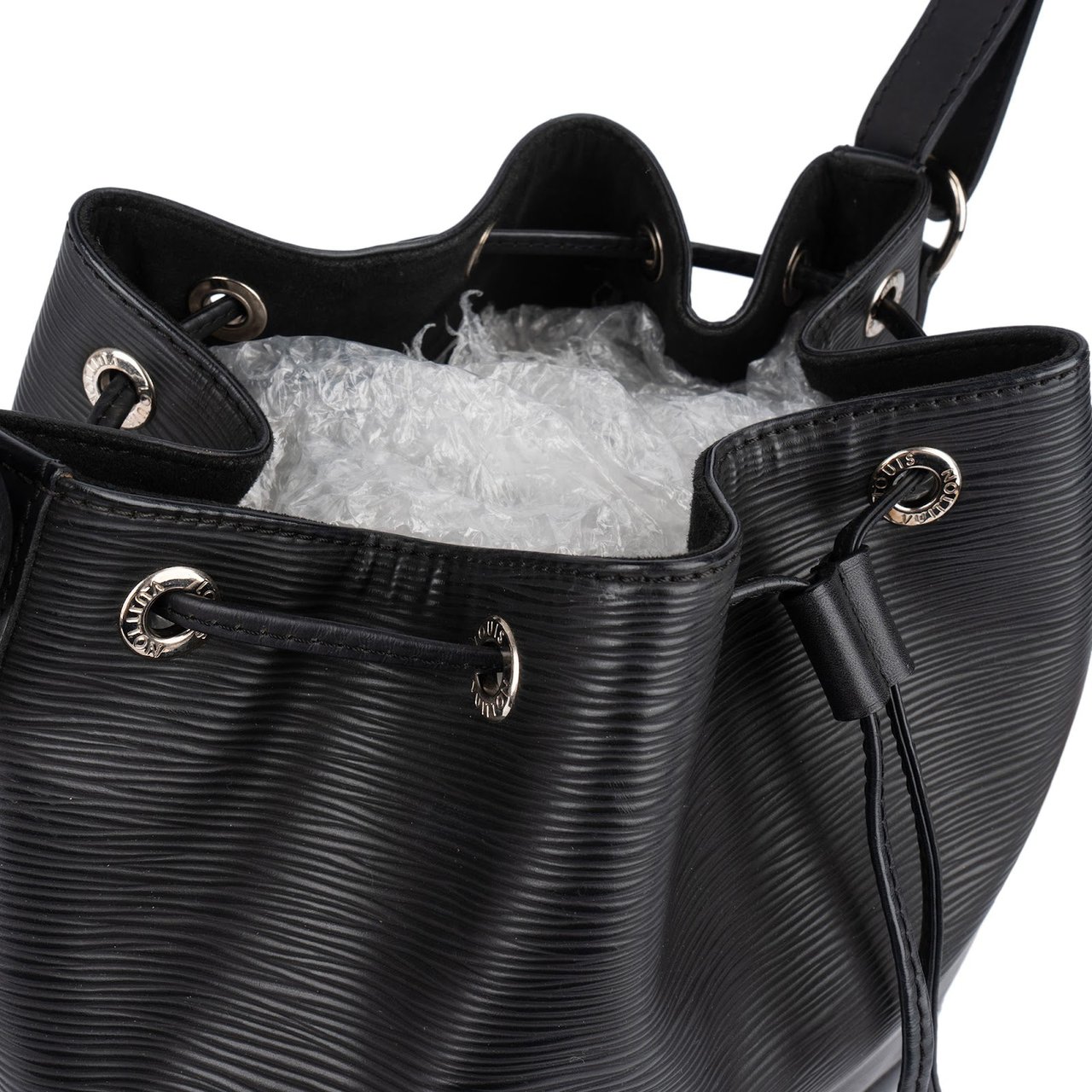 Louis Vuitton Louis Vuitton Noir Epi Leather NM Sac Noé Petit Shoulder Bag Zwart