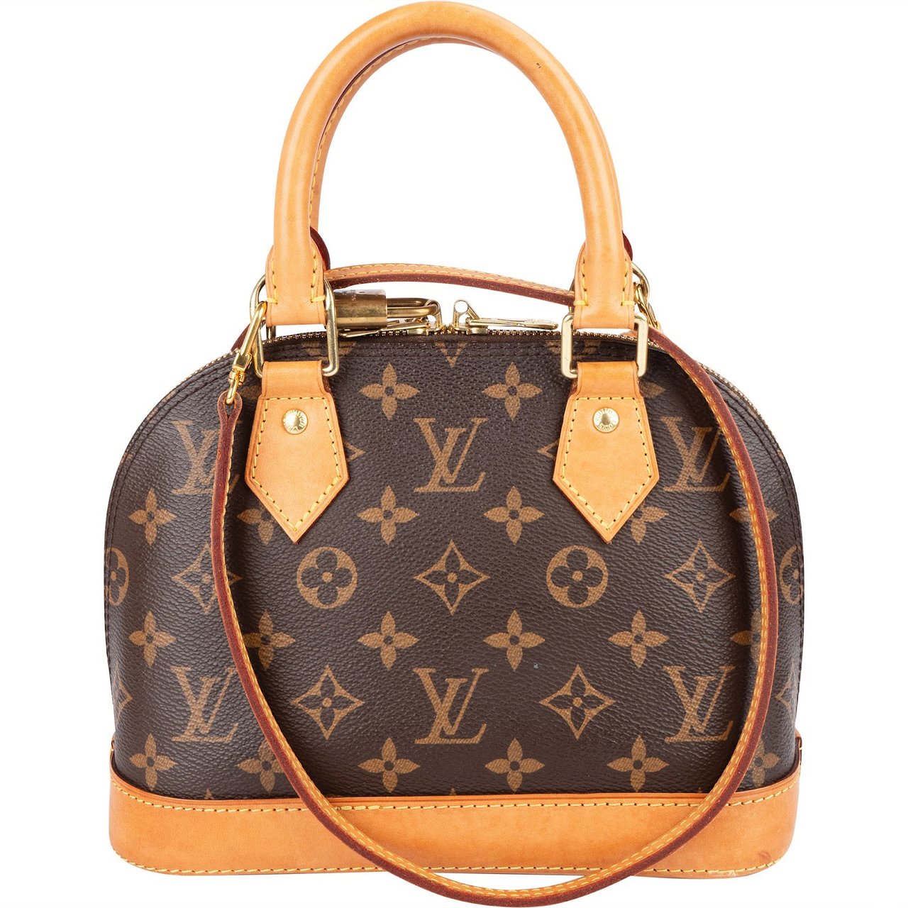 Louis Vuitton Louis Vuitton Monogram Canvas Alma BB Handbag Bruin