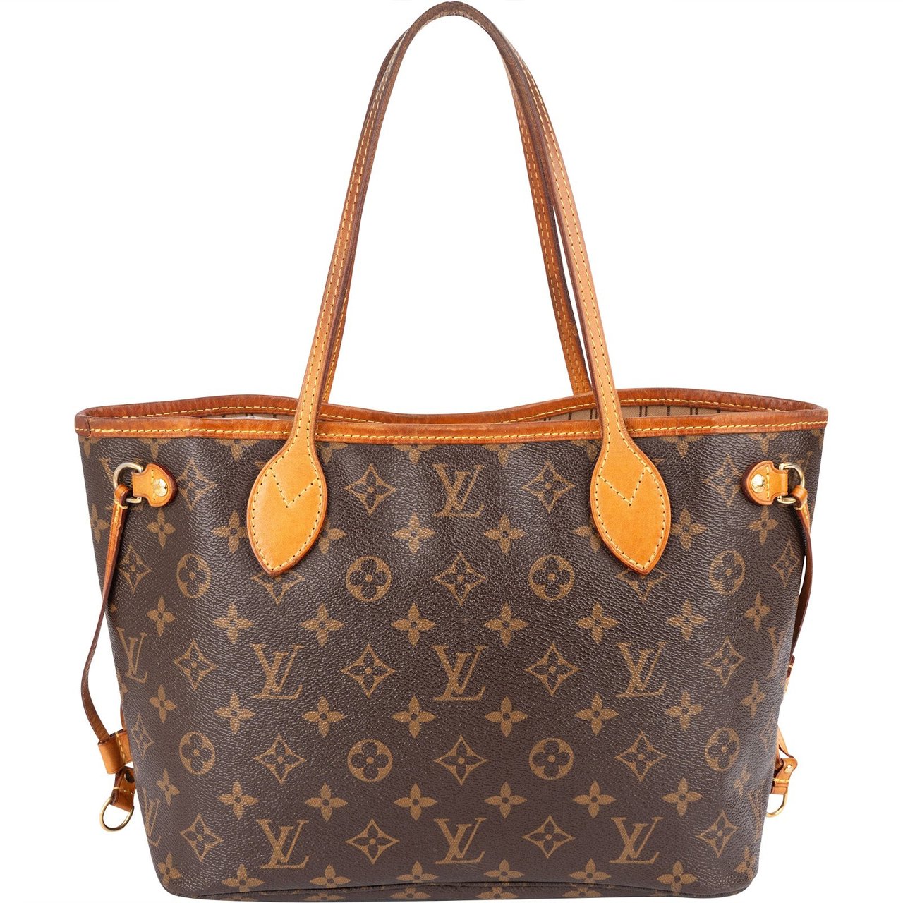 Louis Vuitton Louis Vuitton Monogram Canvas Neverfull PM Shoulder Bag Bruin
