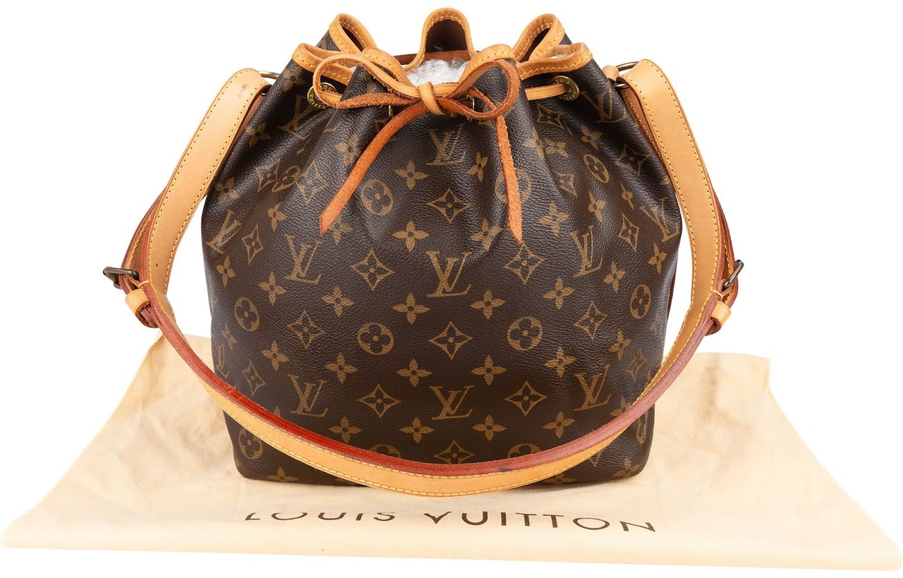 Louis Vuitton Louis Vuitton Monogram Canvas Sac Noé Petit Shoulder Bag Bruin