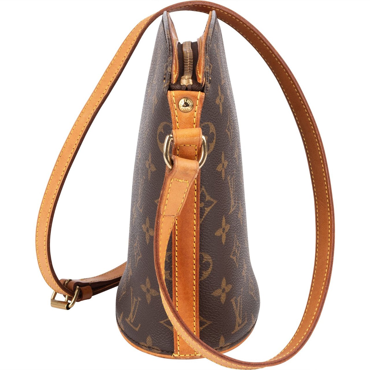 Louis Vuitton Louis Vuitton Monogram Canvas Drouot Crossbody Bag Bruin