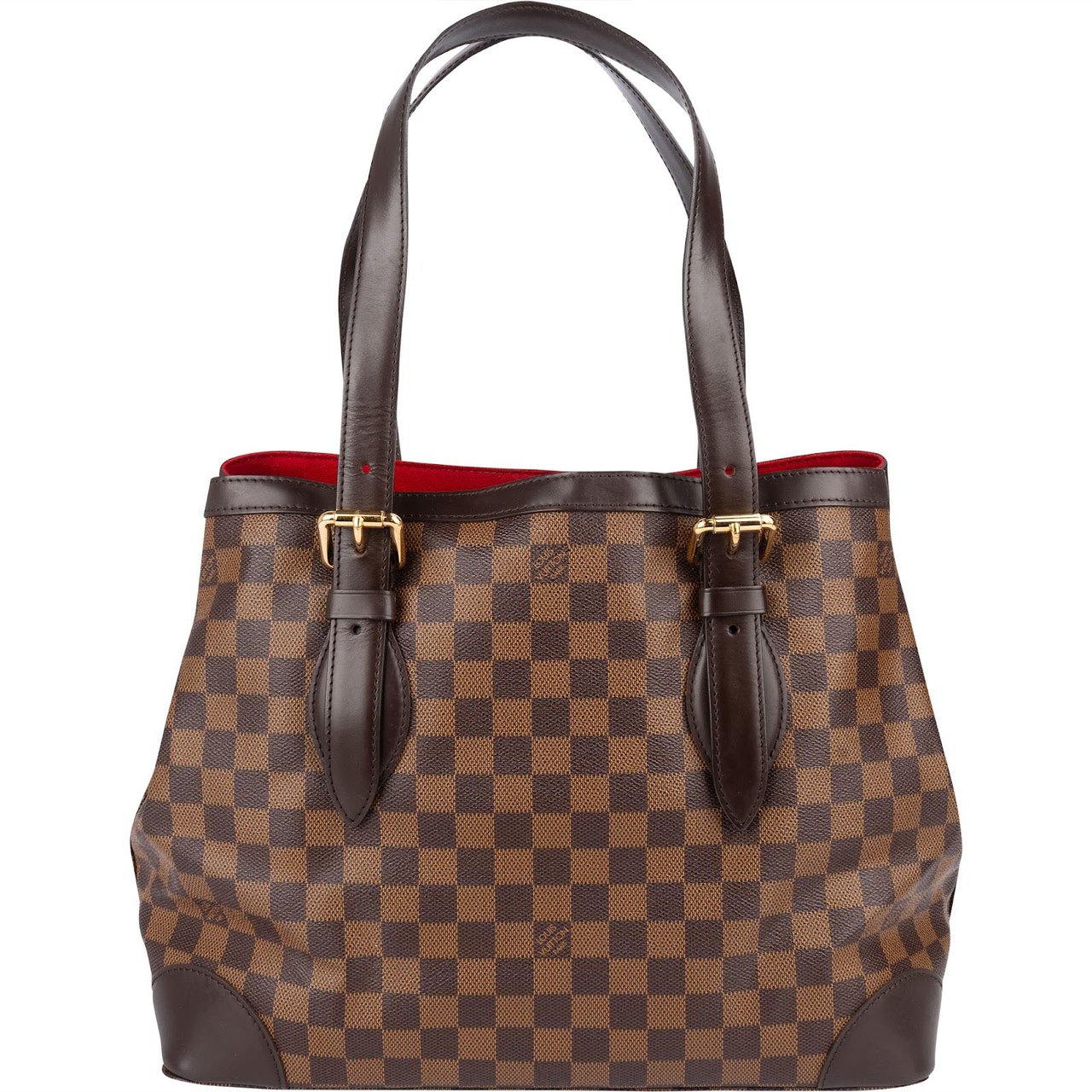 Louis Vuitton Monogram Damier Ebene Hampstead GM Shoulder Bag Bruin