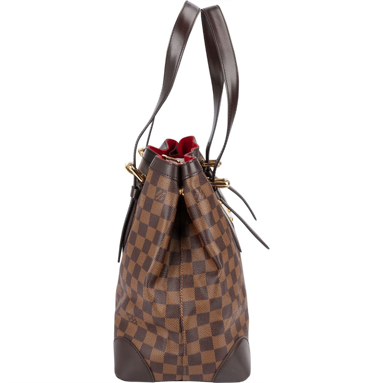 Louis Vuitton Monogram Damier Ebene Hampstead GM Shoulder Bag Bruin