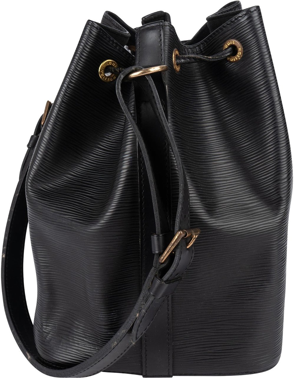 Louis Vuitton Noir Epi Leather Sac Noé Petit Shoulder Bag Zwart