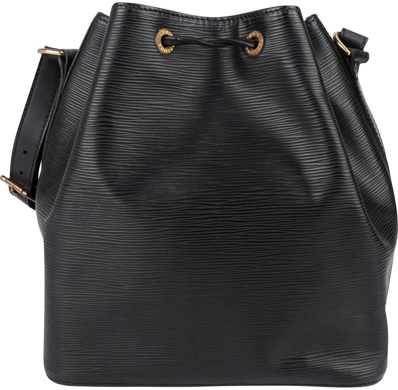 Louis Vuitton Noir Epi Leather Sac Noé Petit Shoulder Bag Zwart