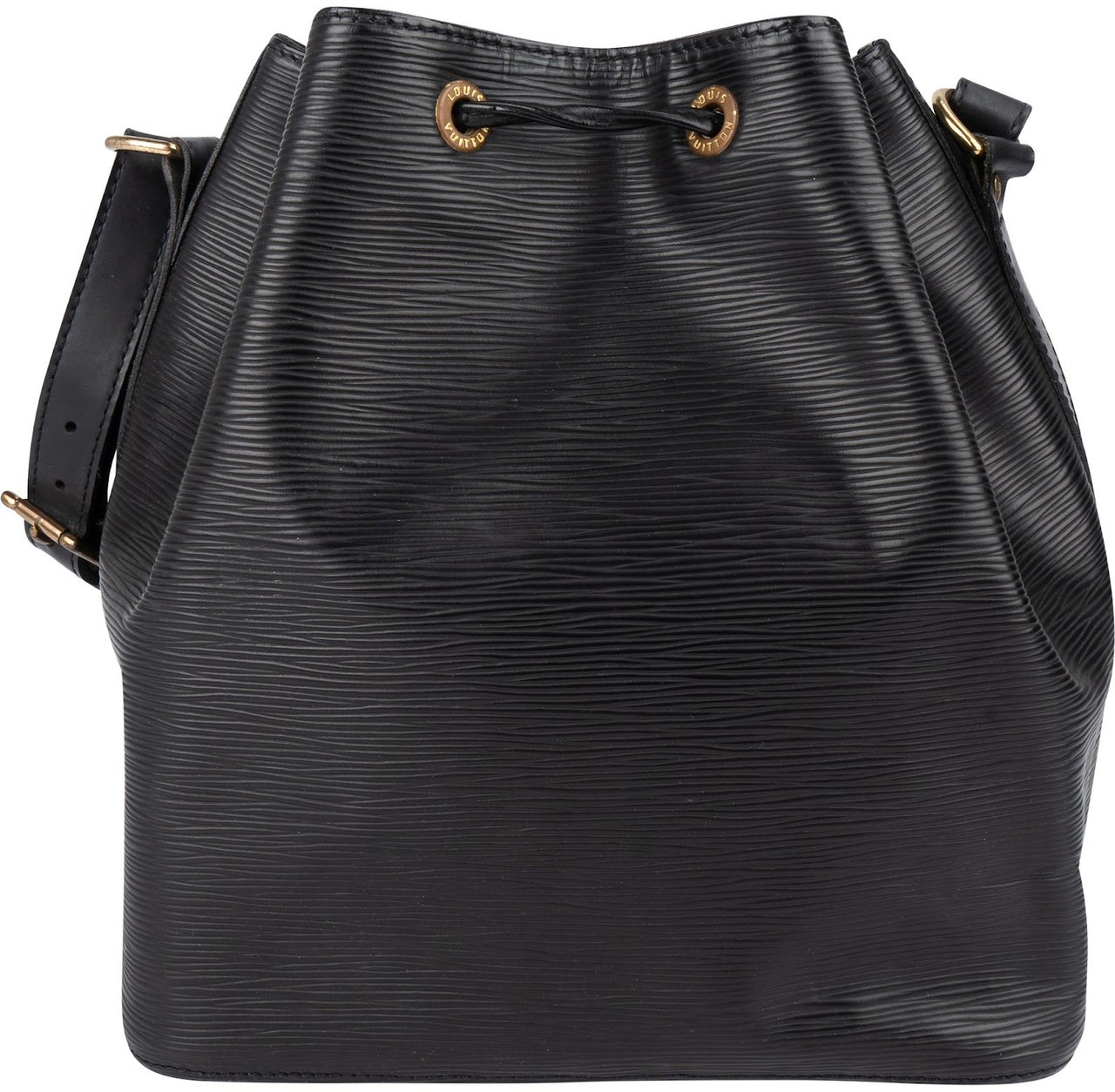 Louis Vuitton Noir Epi Leather Sac Noé Petit Shoulder Bag Zwart