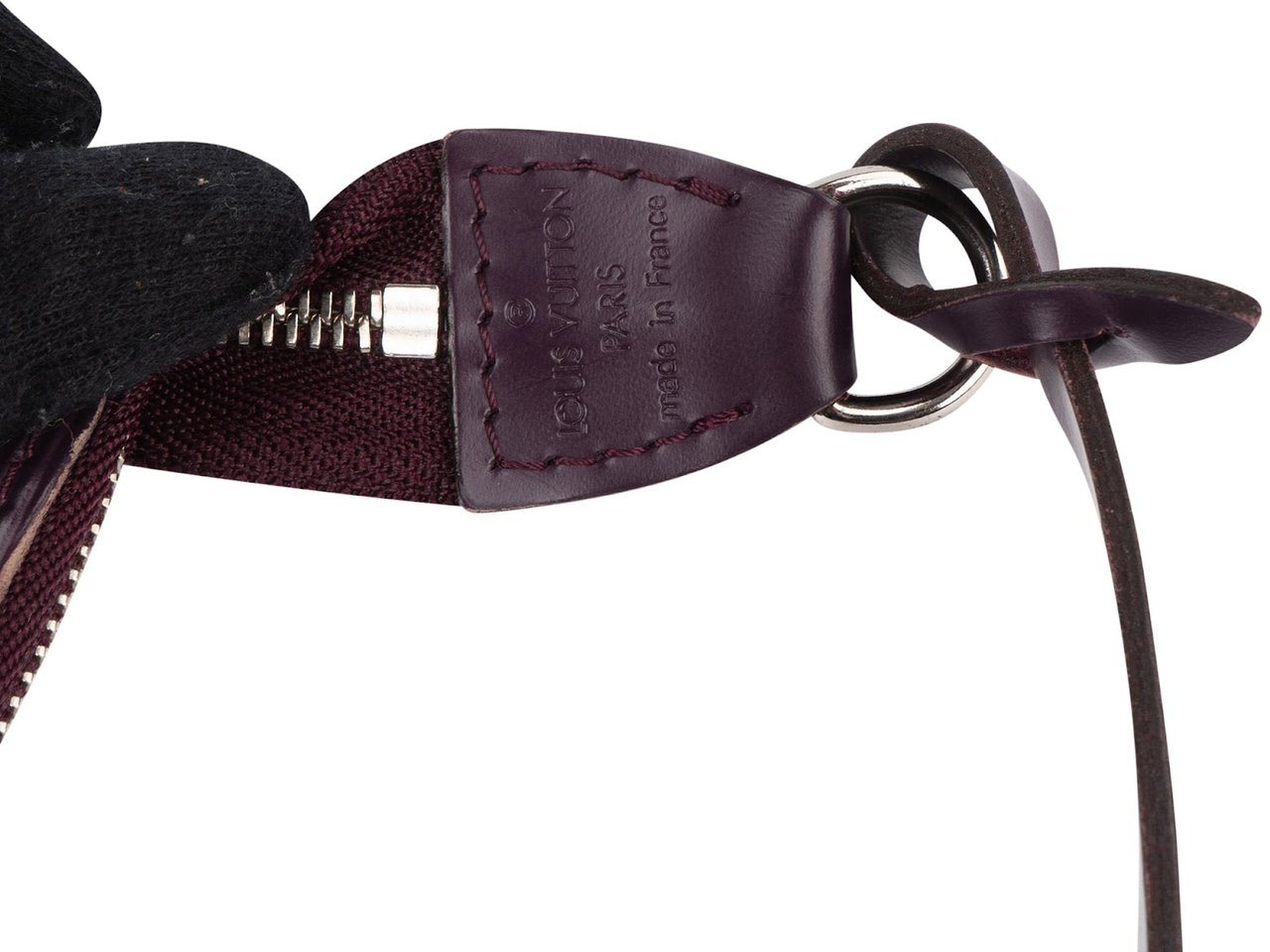 Louis Vuitton Purple Epi Leather Pochette Accessoires Handbag Paars