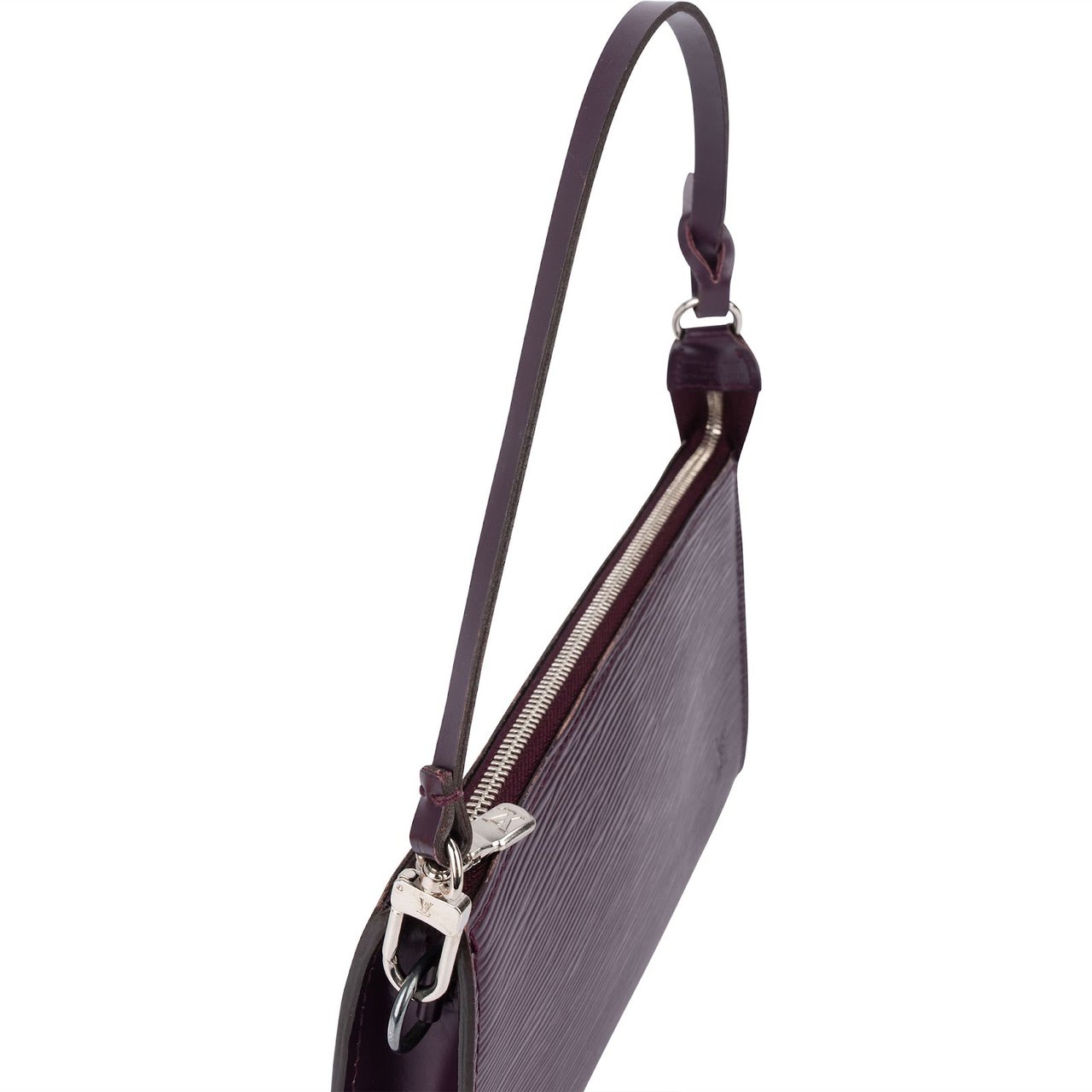 Louis Vuitton Purple Epi Leather Pochette Accessoires Handbag Paars