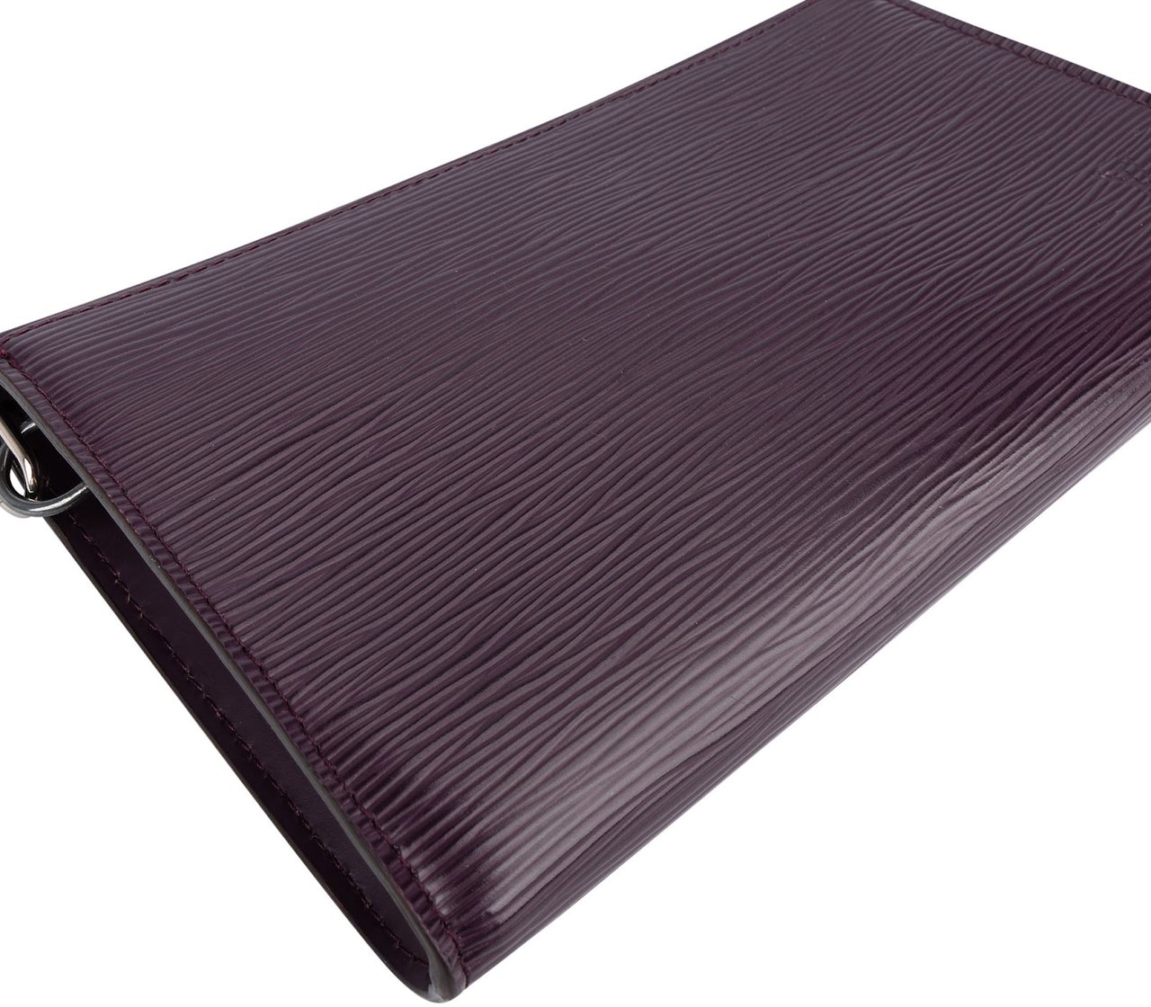 Louis Vuitton Purple Epi Leather Pochette Accessoires Handbag Paars