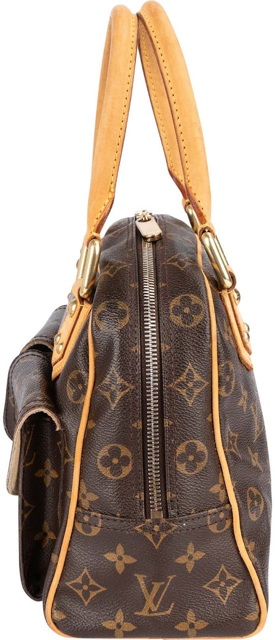 Louis Vuitton Louis Vuitton Monogram Canvas Manhattan PM Handbag Bruin