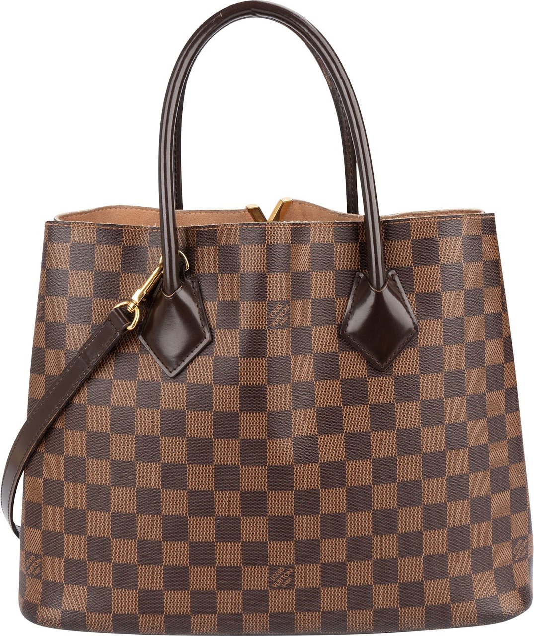 Louis Vuitton Louis Vuitton Monogram Damier Ebene Kensington Handbag Bruin