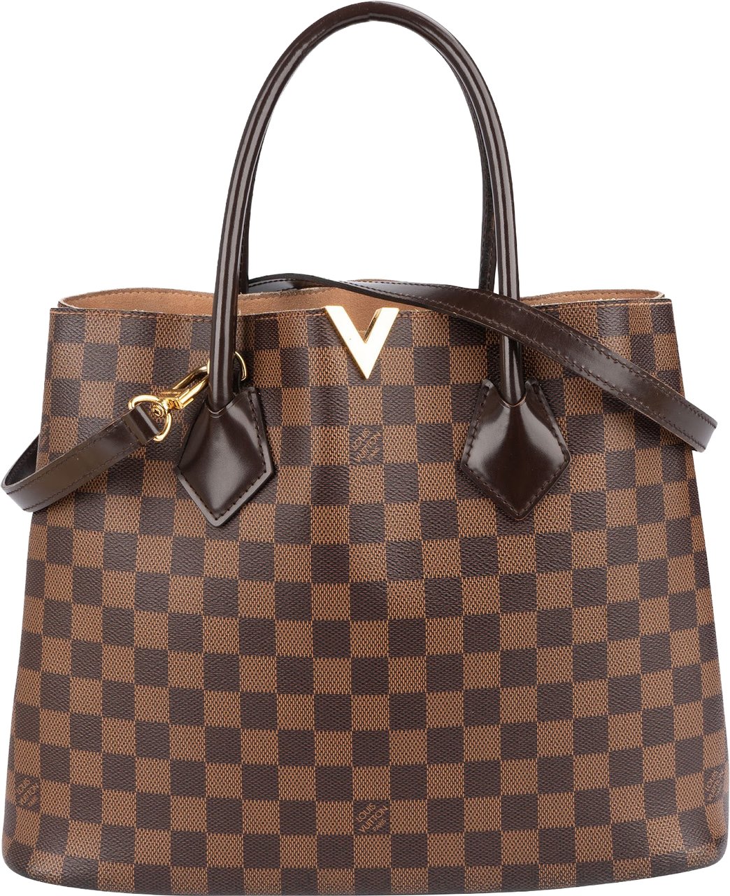 Louis Vuitton Louis Vuitton Monogram Damier Ebene Kensington Handbag Bruin