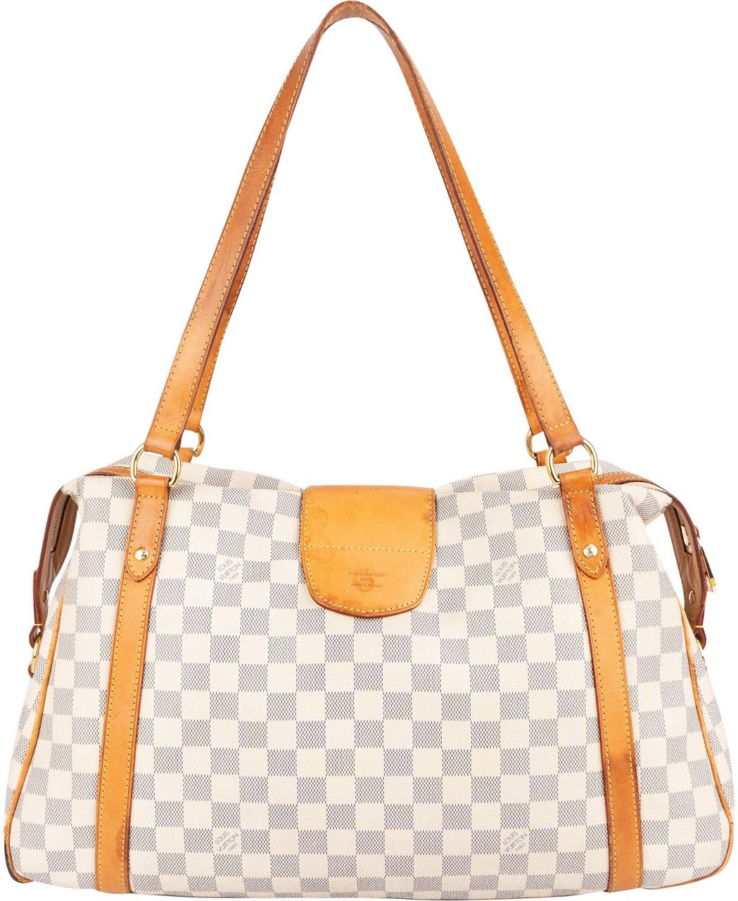 Louis Vuitton Louis Vuitton Monogram Damier Azur Stresa GM Shoulder Bag Wit