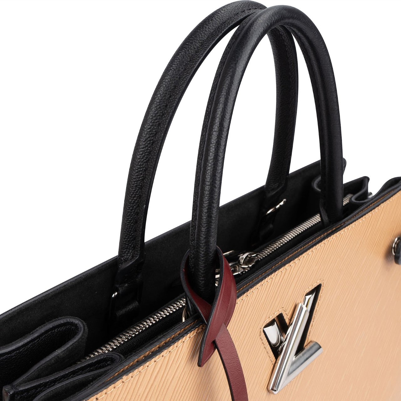 Louis Vuitton Epi Leather Twist GM Handbag Beige