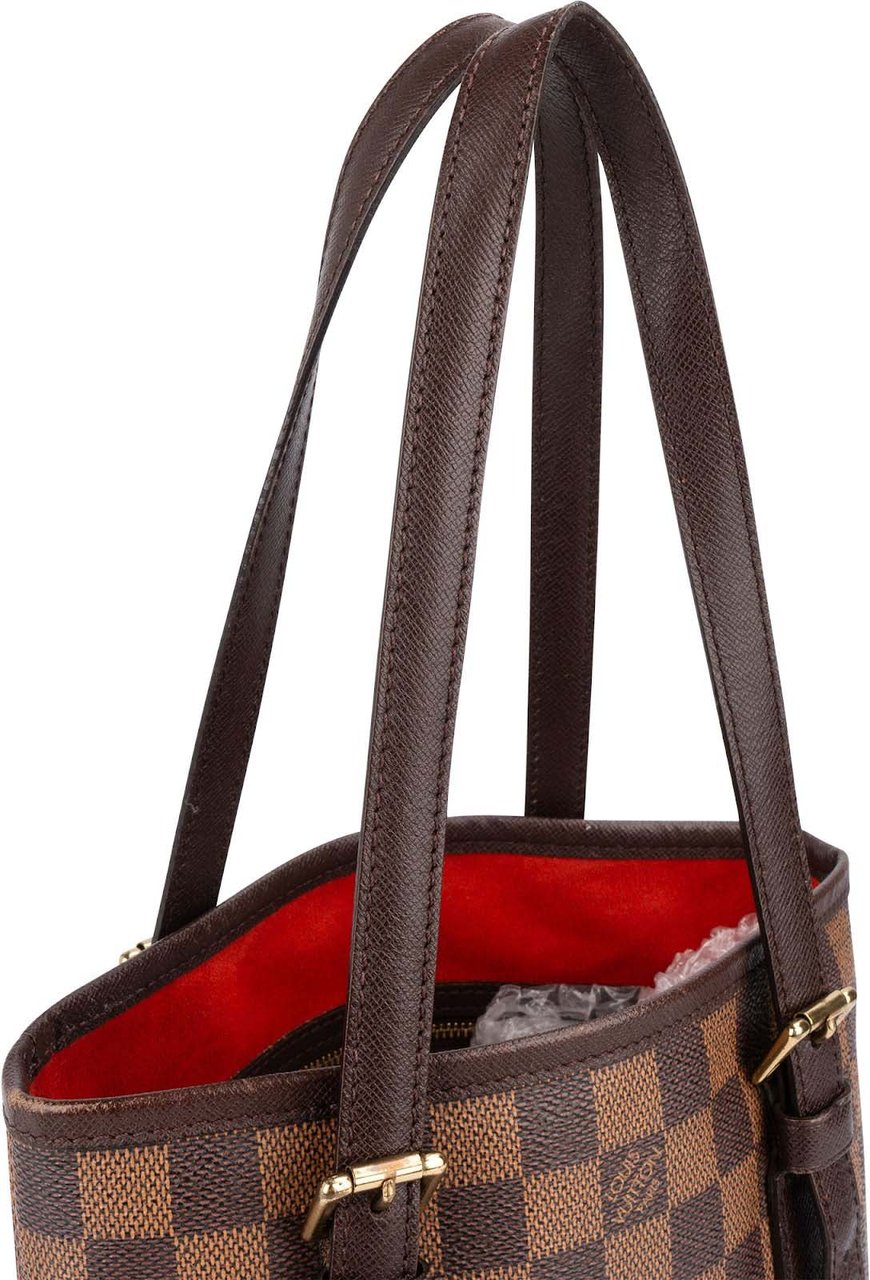 Louis Vuitton Louis Vuitton Monogram Damier Ebene Bucket PM Shoulder Bag Bruin