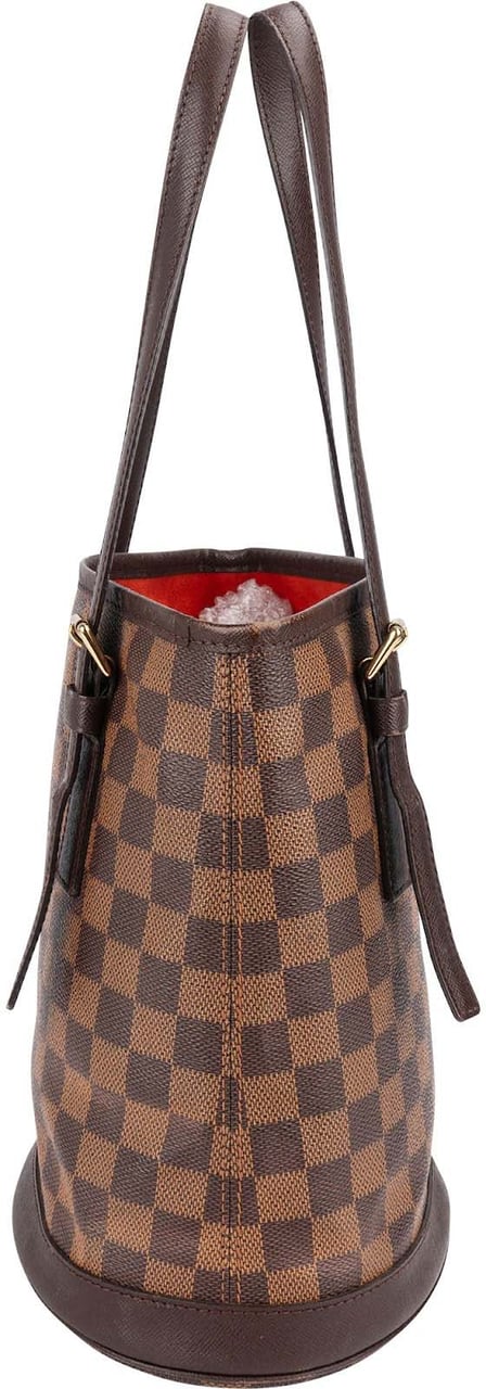 Louis Vuitton Louis Vuitton Monogram Damier Ebene Bucket PM Shoulder Bag Bruin