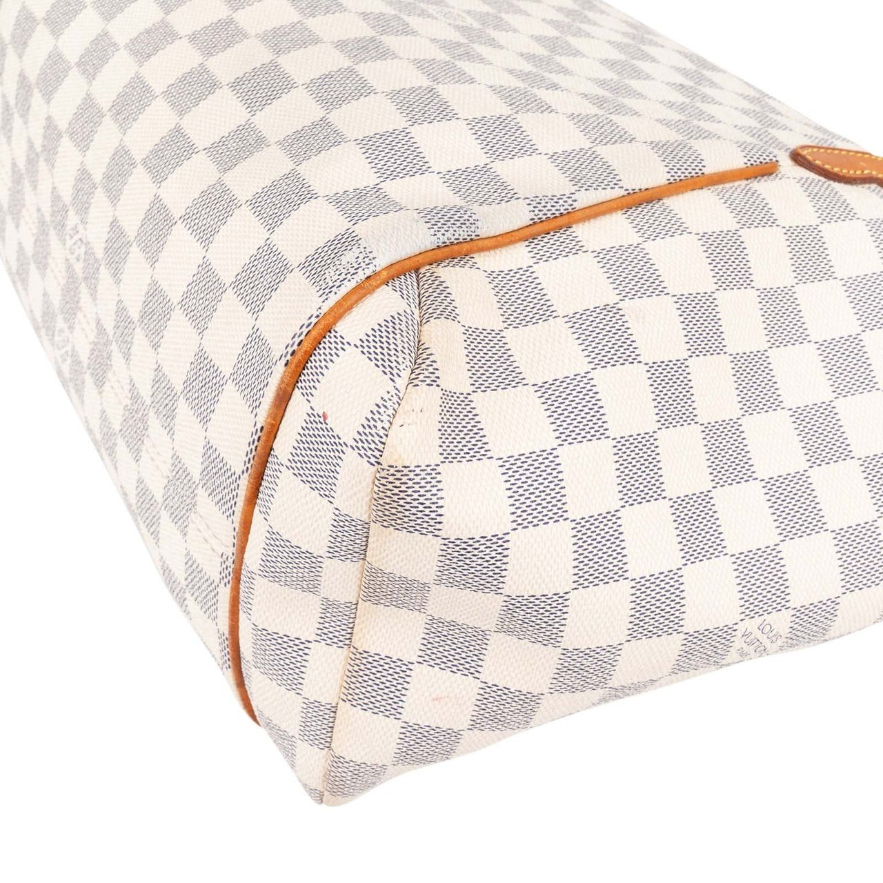 Louis Vuitton Monogram Damier Azur Canvas Totally GM Shoulder Bag Wit