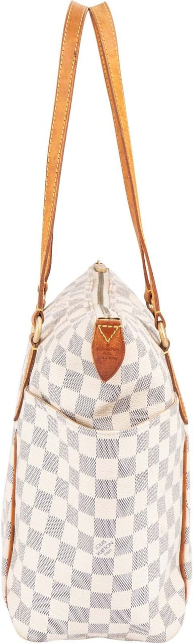 Louis Vuitton Monogram Damier Azur Canvas Totally GM Shoulder Bag Wit