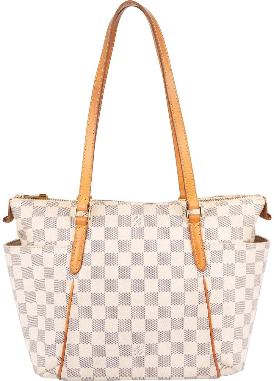 Louis Vuitton Monogram Damier Azur Totally PM Shoulder Bag Wit