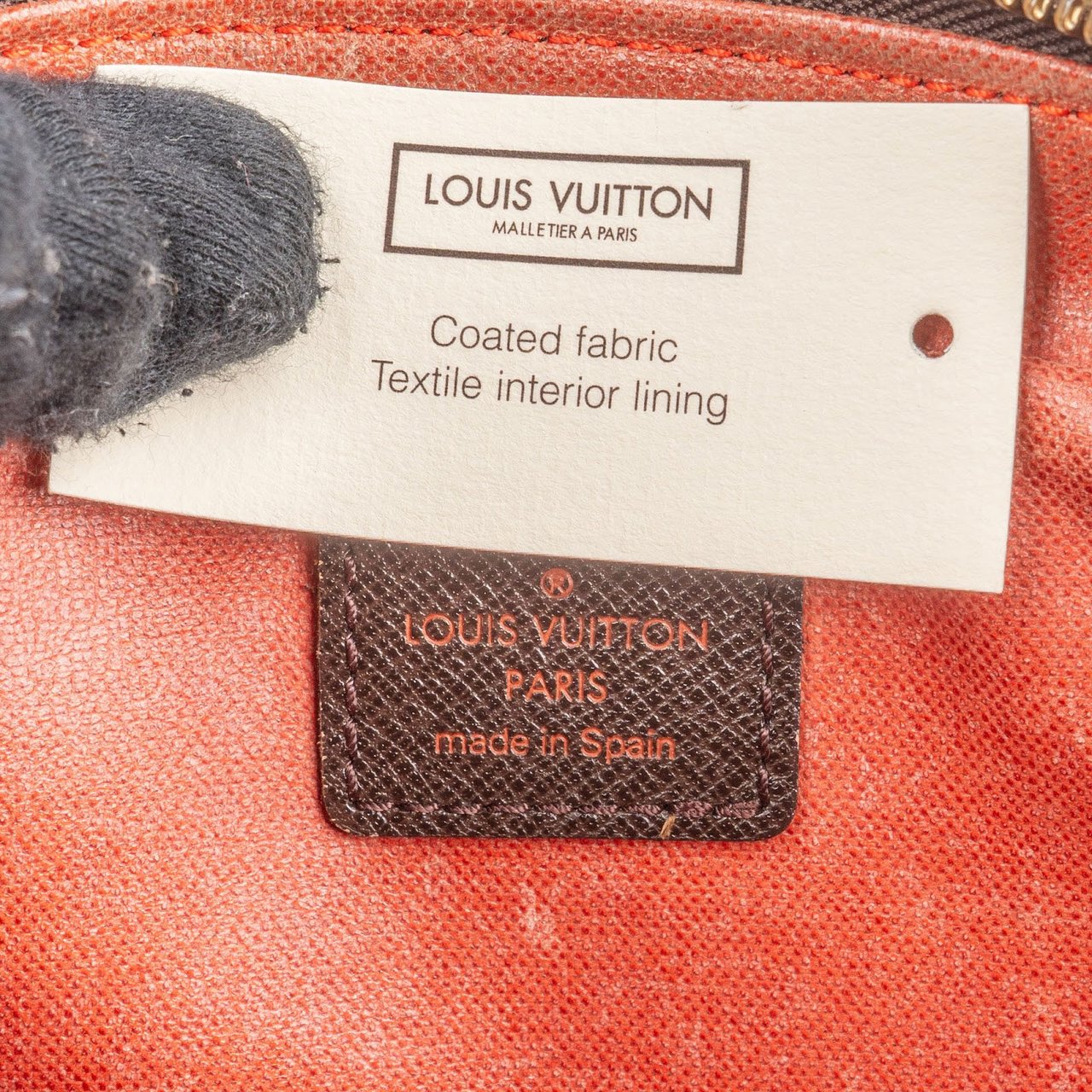 Louis Vuitton Louis Vuitton Monogram Damier Ebene Trousse Toilette 26 Clutch Bruin