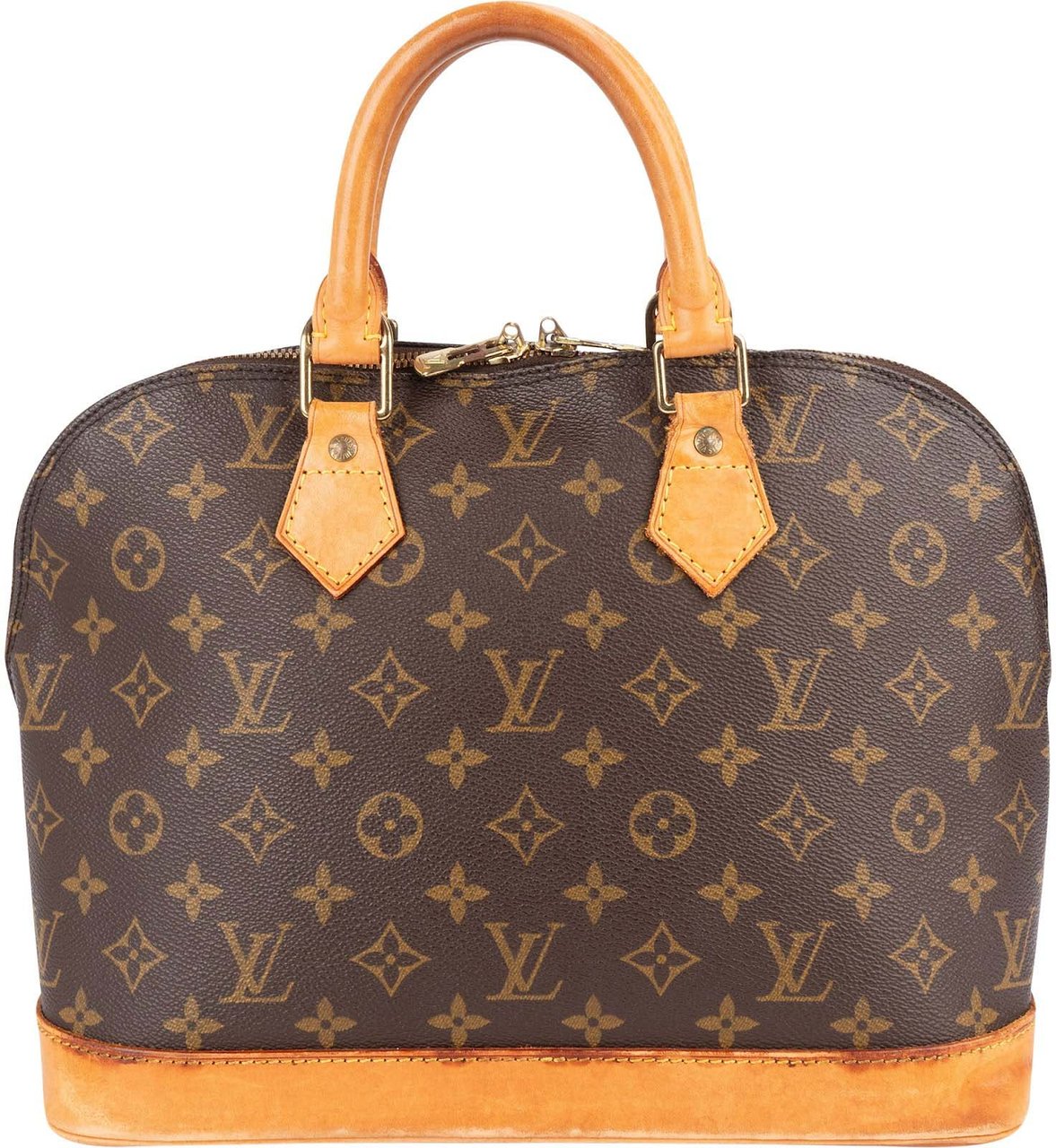 Louis Vuitton Louis Vuitton Monogram Canvas Alma PM Handbag Bruin