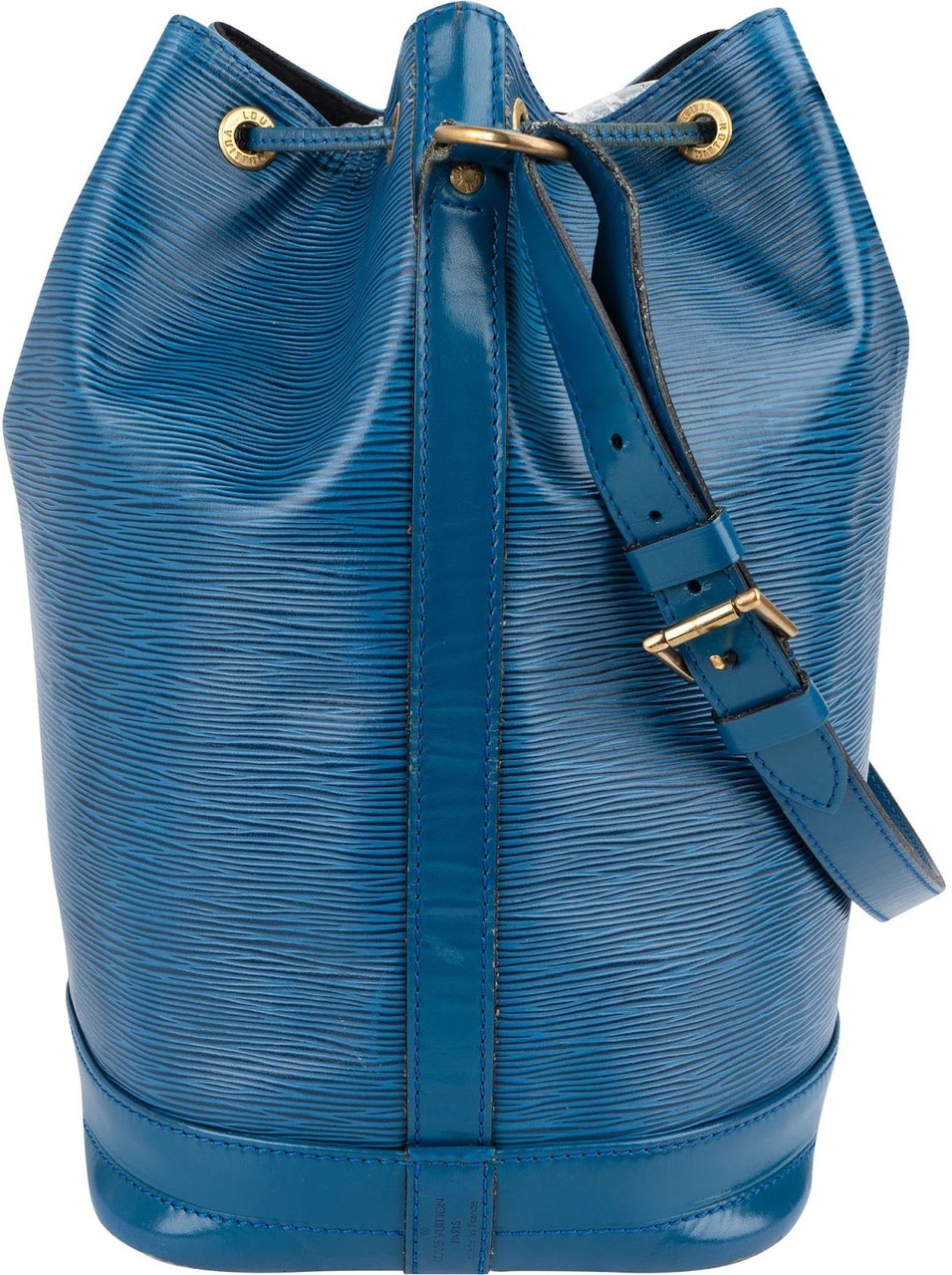 Louis Vuitton Blue Epi Leather Sac Noé Grande Shoulder Bag Blauw