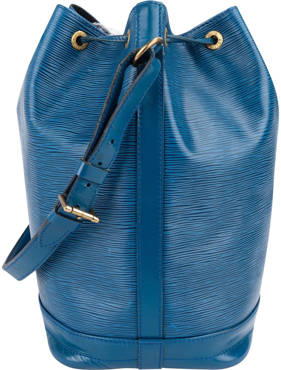 Louis Vuitton Blue Epi Leather Sac Noé Grande Shoulder Bag Blauw