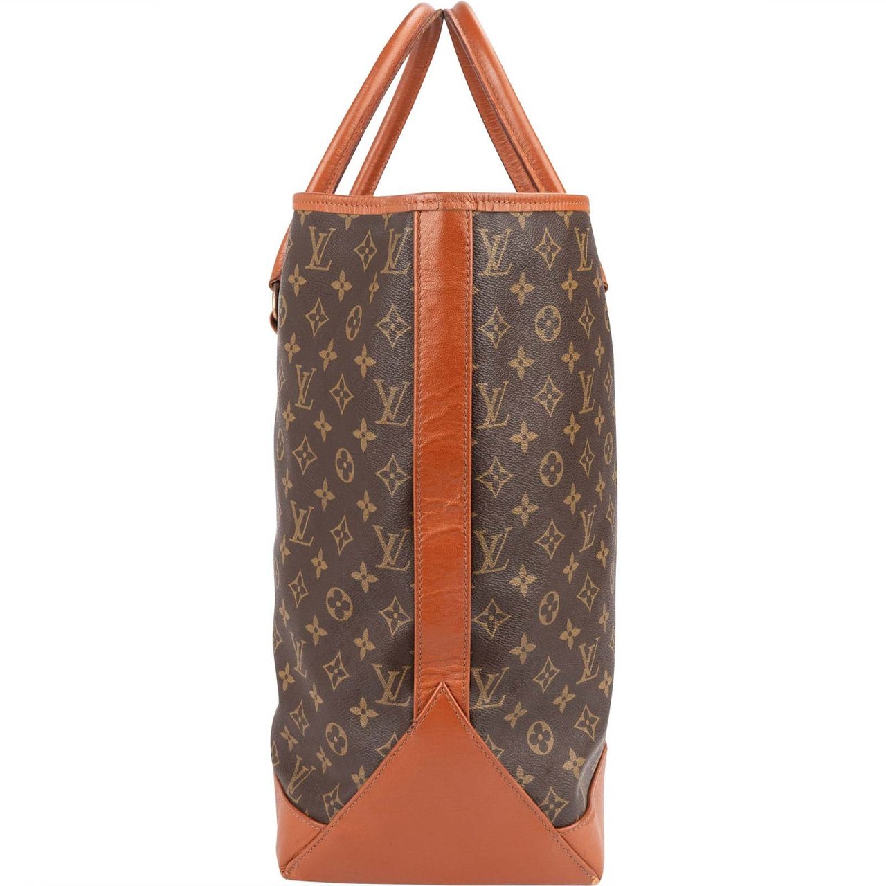 Louis Vuitton Monogram Canvas Sac Weekend Handbag Bruin
