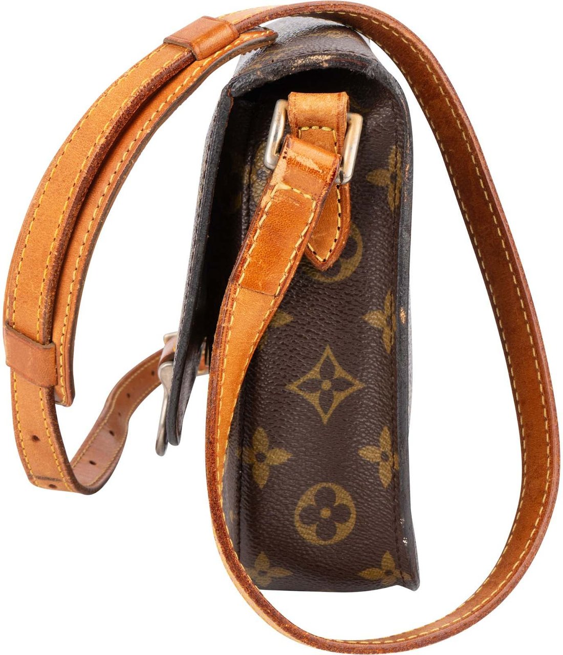 Louis Vuitton Louis Vuitton Monogram Canvas Saint Cloud MM Crossbody Bag Bruin