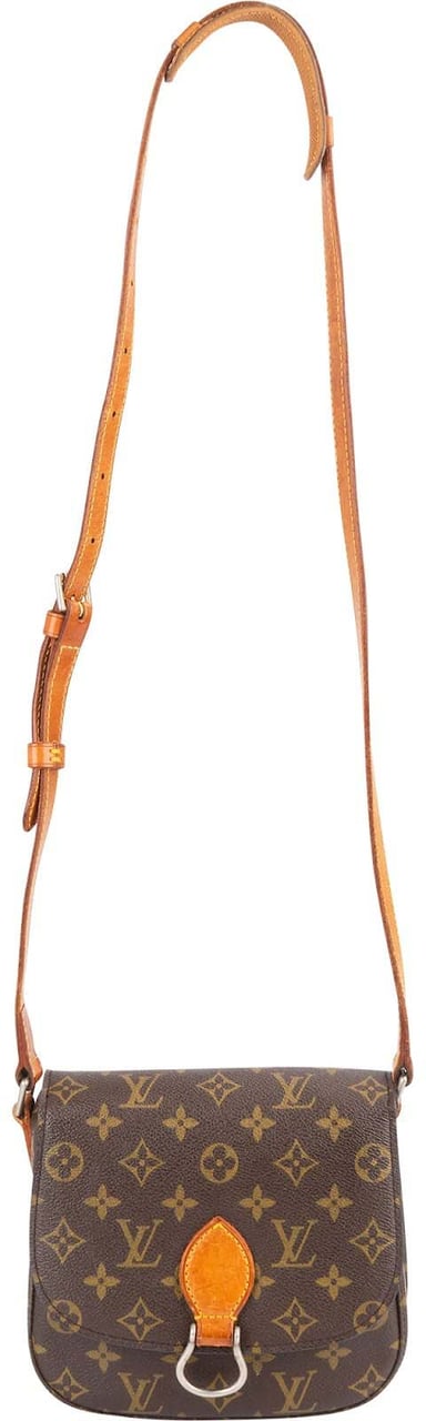 Louis Vuitton Louis Vuitton Monogram Canvas Saint Cloud MM Crossbody Bag Bruin