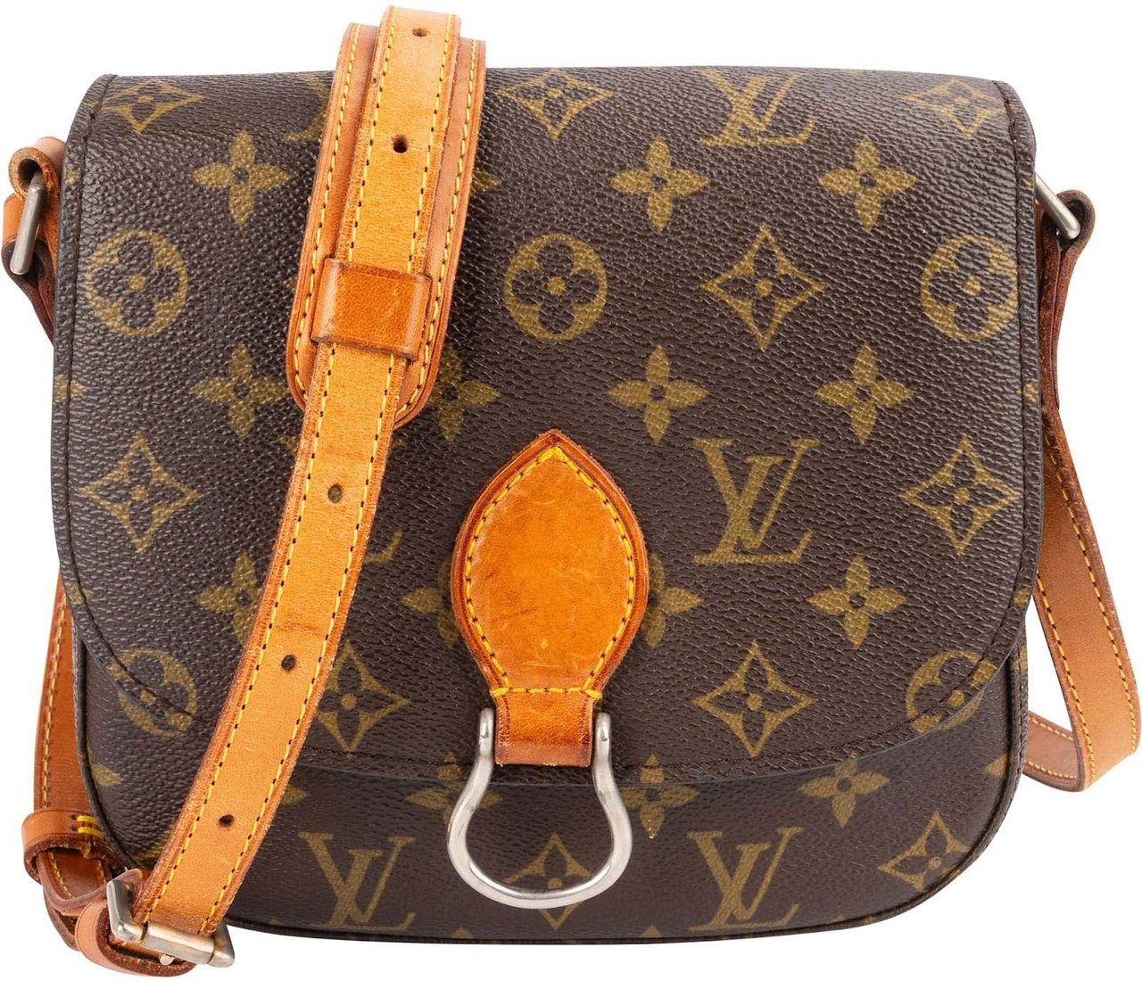 Louis Vuitton Louis Vuitton Monogram Canvas Saint Cloud MM Crossbody Bag Bruin