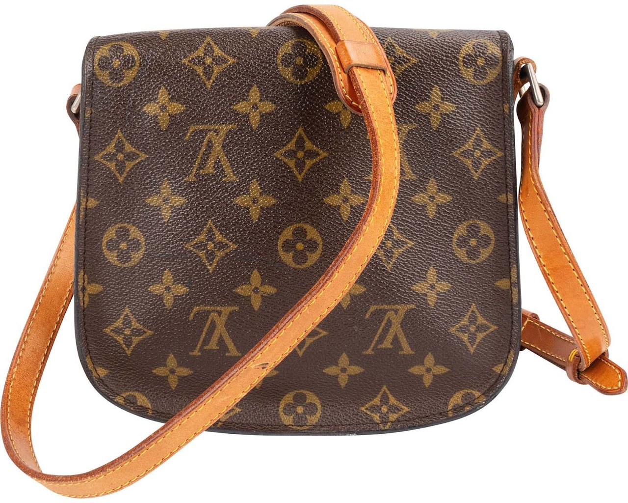 Louis Vuitton Louis Vuitton Monogram Canvas Saint Cloud MM Crossbody Bag Bruin