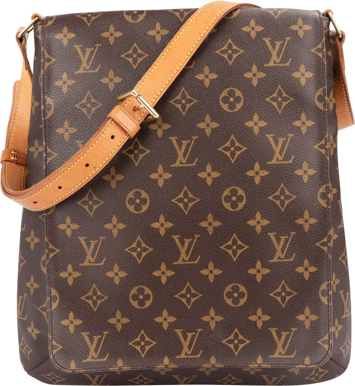 Louis Vuitton Monogram Canvas Salsa Musette GM Crossbody Bag Bruin