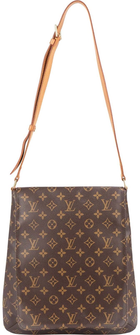 Louis Vuitton Monogram Canvas Salsa Musette GM Crossbody Bag Bruin