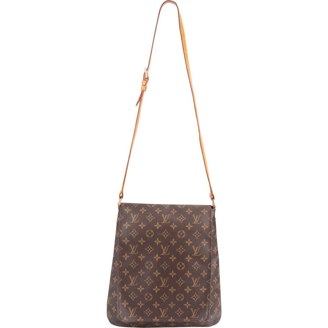 Louis Vuitton Louis Vuitton Monogram Canvas Salsa Musette GM Crossbody Bag Bruin
