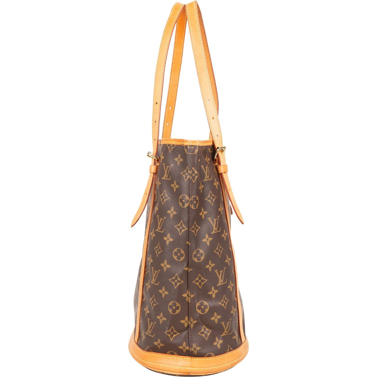 Louis Vuitton Monogram Canvas Bucket GM Shoulder Bag Bruin