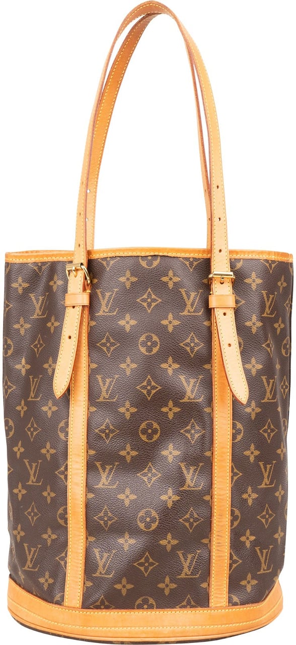Louis Vuitton Monogram Canvas Bucket GM Shoulder Bag Bruin