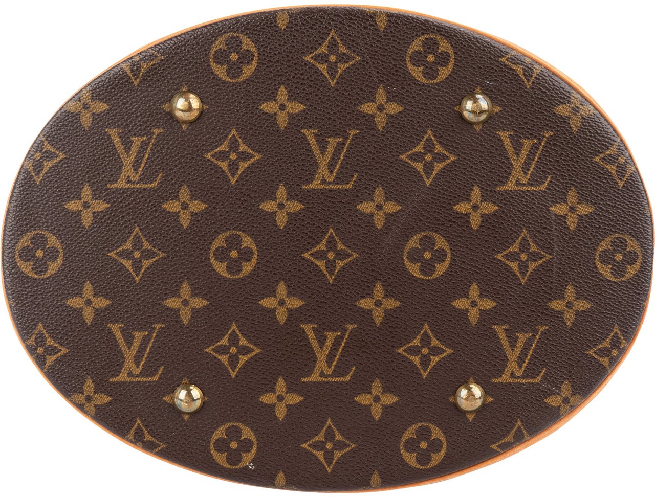 Louis Vuitton Monogram Canvas Bucket GM Shoulder Bag Bruin