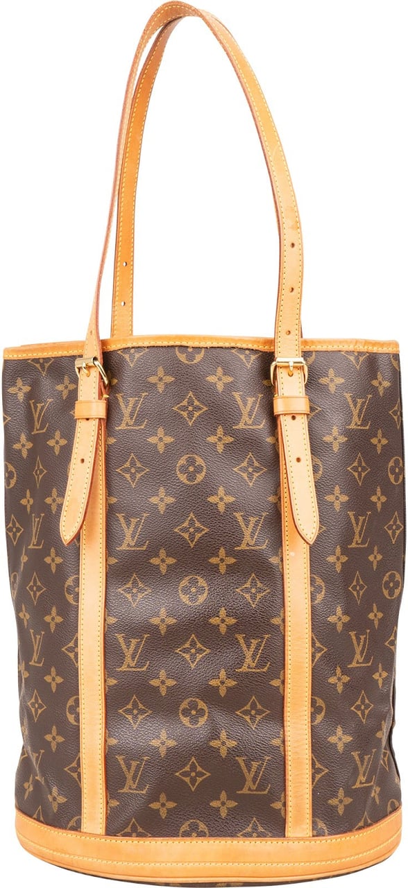 Louis Vuitton Monogram Canvas Bucket GM Shoulder Bag Bruin