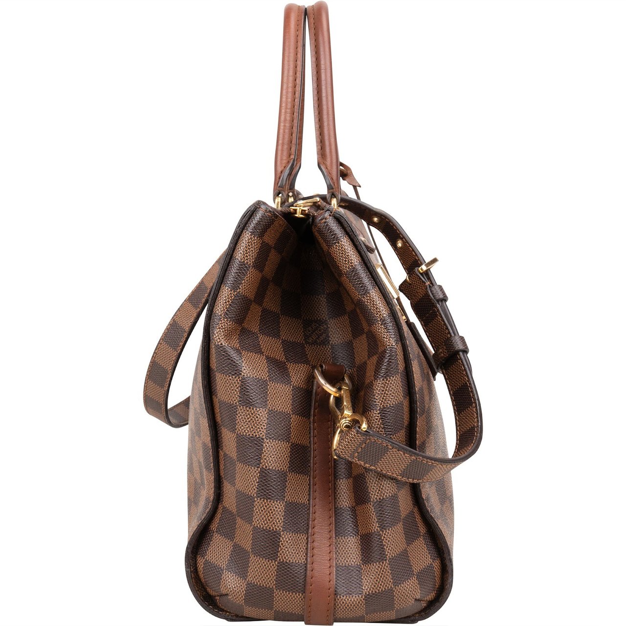 Louis Vuitton Monogram Damier Ebene Greenwich PM Handbag Bruin