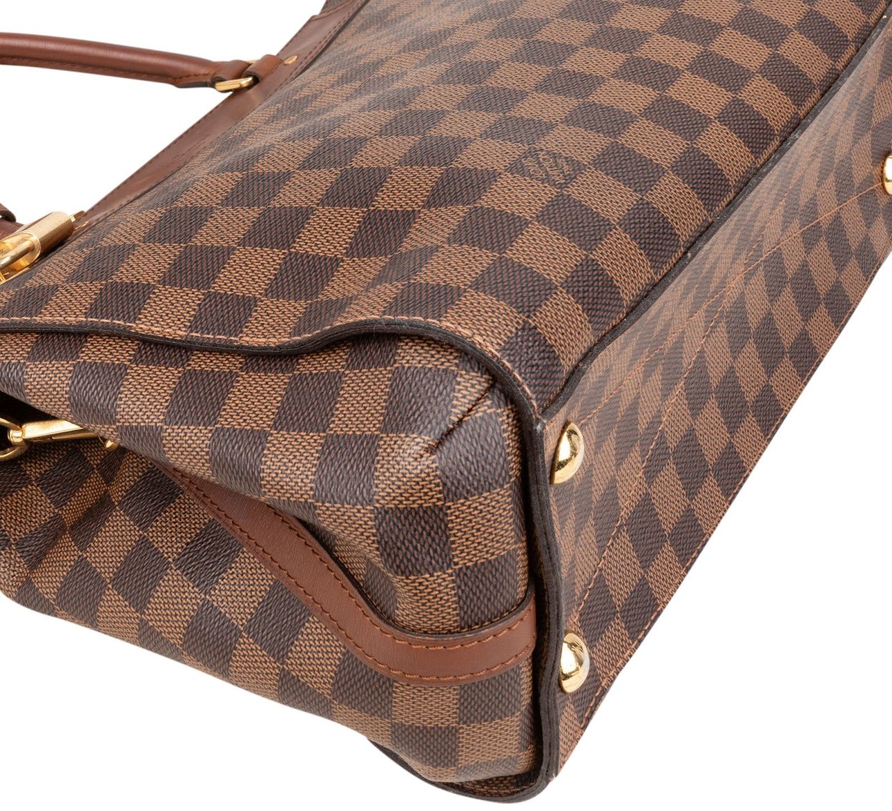 Louis Vuitton Monogram Damier Ebene Greenwich PM Handbag Bruin