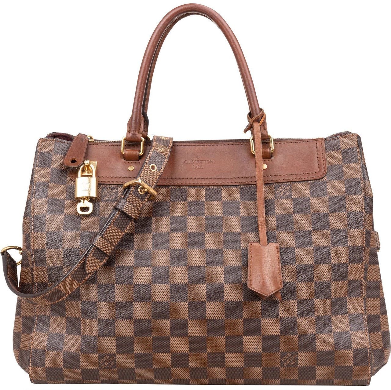 Louis Vuitton Louis Vuitton Monogram Damier Ebene Greenwich PM Handbag Bruin