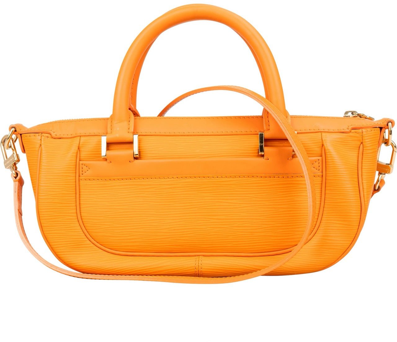 Louis Vuitton Orange Epi Leather Dhanura PM Handbag Oranje
