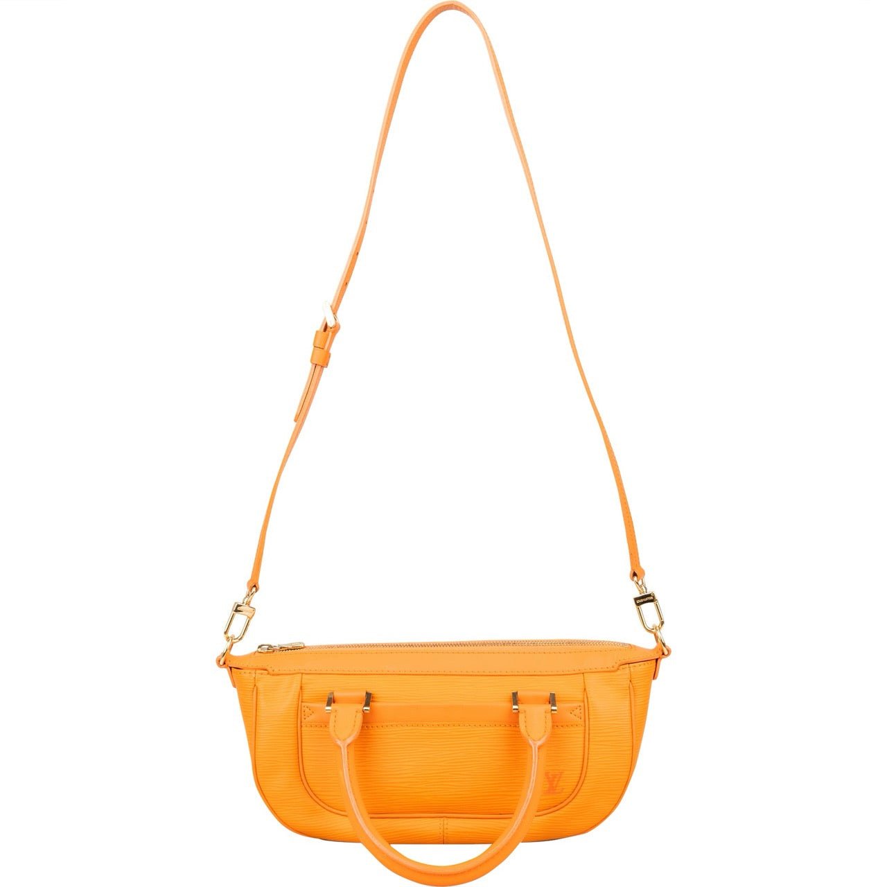 Louis Vuitton Orange Epi Leather Dhanura PM Handbag Oranje