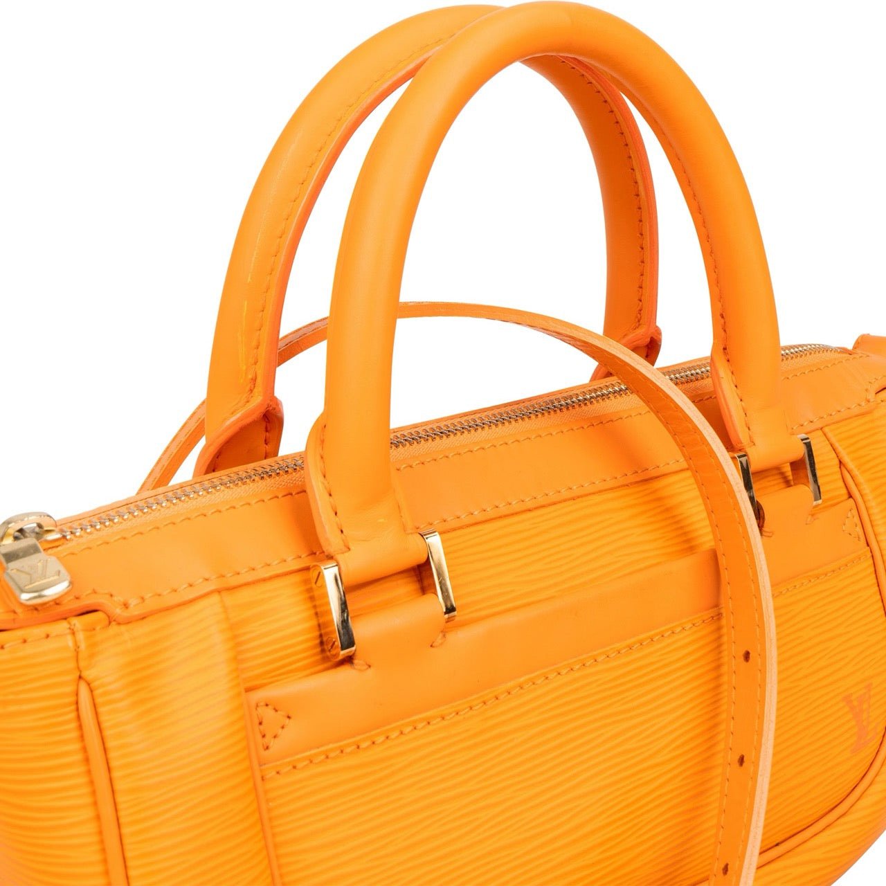 Louis Vuitton Orange Epi Leather Dhanura PM Handbag Oranje