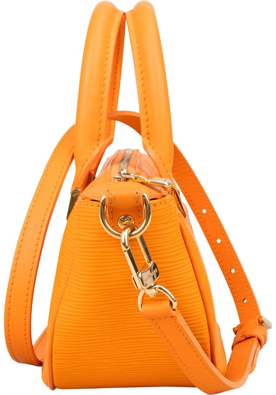Louis Vuitton Orange Epi Leather Dhanura PM Handbag Oranje