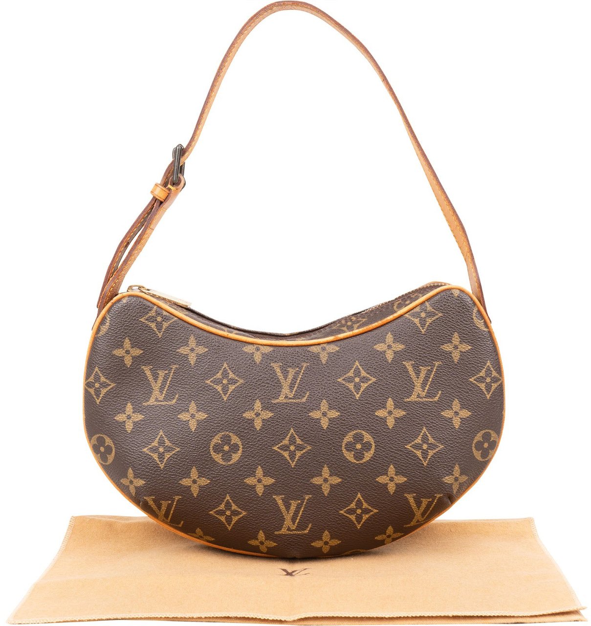 Louis Vuitton Louis Vuitton Monogram Canvas Croissant PM Handbag Bruin