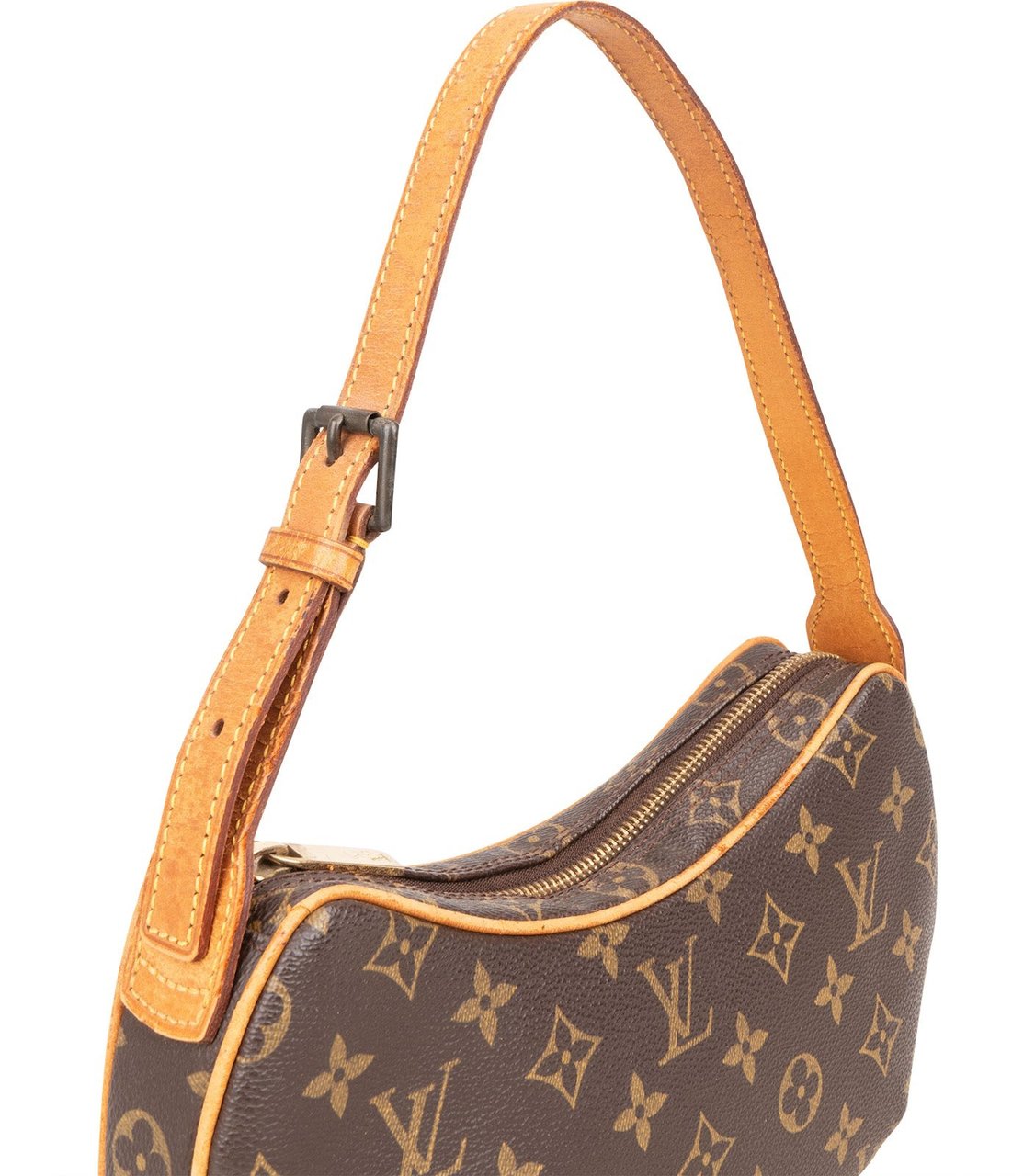 Louis Vuitton Louis Vuitton Monogram Canvas Croissant PM Handbag Bruin